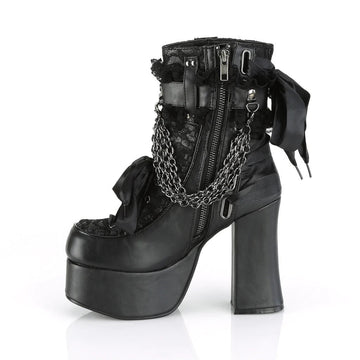 New Gothic Retro Thick And Thick Background Large-Size Women's Short Boots High Quality Shoes